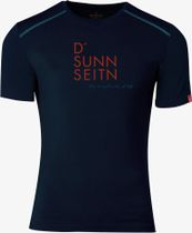 Kurzarm-shirt Merino D'sunnseitn Nachtblau