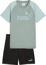 Essentials No.1 Logo Poly Tee and Shorts Set B
