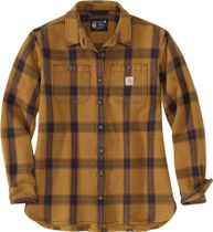 Carhartt Loose Fit Heavyweight Twill Long-sleeve Plaid Shirt Hemd für Outdoor Aktivitäten