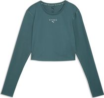 Puma W Puma X Hyrox Pwrmode Cropped LS Damen Langarm Laufshirt