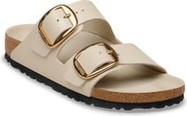 Birkenstock Arizona Big Buckle Natural Leather Patent Women Damen Sandalen