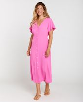 RipCurl Molokaï Short Sleeve Long Dress