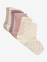 Minymo Socks w.pattern (7-pack )