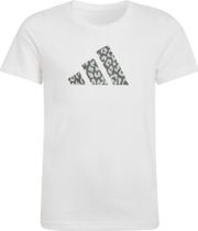 adidas Junior Girls Animal Print Graphic Tee