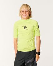 RipCurl Waves UPF Short Sleeve-boy Boys Swimwear