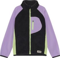 Color Kids Teddy Jacket W. Fleece Sleeves 742923 Kinder Midlayer für Outdoor Aktivitäten