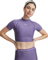 Under Armour Heatgear Crop Mock SS