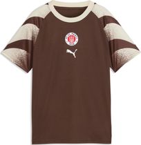 Puma Fcsp Warm Up Jersey Jr Kinder T-Shirt für sämtliche Outdoor Aktivitäten