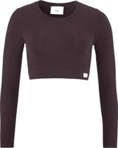 Craft Collective RIB Cropped Long Sleeve TOP Women Women's Longsleeve