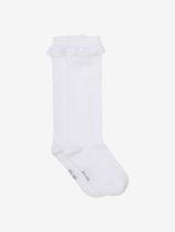 Minymo Knee Sock w. Lace Mädchen Sportsocken