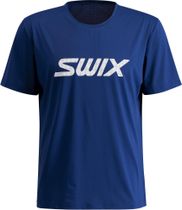 Swix Relay Tee M, Bright White, L Unisex Laufshirt