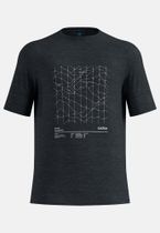 Odlo The Ascent Merino-blend Hyper Mapping T-shirt Herren Laufshirt