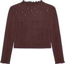 Minymo T-shirt LS Rib Mädchen Longsleeve für Freizeit und Outdooraktivitäten