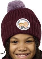 Pompom Badge Beanie K