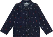 Minymo Jacket Denim w. Emb. Mädchen Freizeitjacke