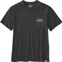 Carhartt Relaxed Fit Lightweight Short-sleeve Pocket Script Graphic T-shirt T-Shirt für sämtliche Outdoor Aktivitäten