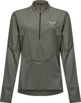 Salewa Pedroc Dry'ton Wind Half Zip Tee W Unisex Langarm Laufshirt