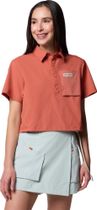 Cove Beach Woven Cropped Short Sleeve