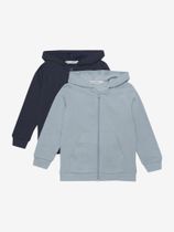 Minymo Sweat Jacket w. Hood (2-pack) Jungen Freizeitjacke