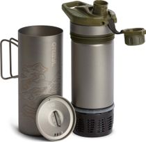 Titanium Geopress Wasserfilterflasche + Cook Lid