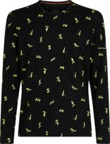 Men Mer 200 Oasis Long Sleeve Crewe Snow Day AOP