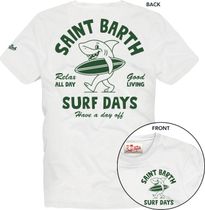 MC2 Saint Barth Portland JR BOY Cotton T-shrt With Front AND Back Print/Emb