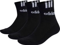 3S Linear Halfcrew Socks Cushioned 3 Pair Pack