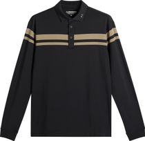 J.Lindeberg Kenny LS Stripe Polo Herren Longsleeve für Freizeit und Outdooraktivitäten