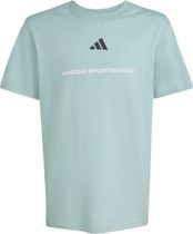 adidas Boys Slogan Single Jersey T-shirt Junior Boys 's Running Shirt