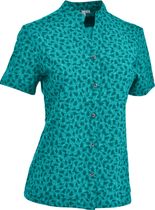 MAUL Sport Mondsee - 1/2 Bluse mit Muster Elastisch Damenhemd für Outdoor Aktivitäten
