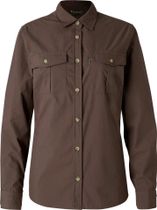 Pinewood Insectsafe Poplin Long Sleeve Women Shirt Damen Longsleeve für Freizeit und Outdooraktivitäten