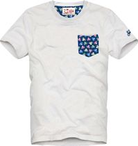 MC2 Saint Barth Blanche Cotton T Shirt With Printed Details Men's T-shirt for any outdoor activities