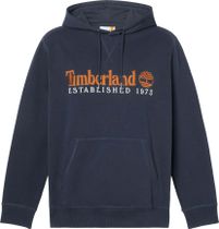 Mens Embroidered Logo Loopback Hoodie