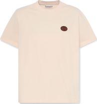 Timberland Mens Leather Badge HW Short Sleeve Tee Men's T-shirt for any outdoor activities
