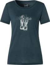 W Flower Boots Tee