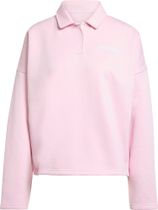 adidas Essentials Linear Fleece Polo Sweatshirt