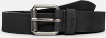 Mens 35mm Nubuck Belt With Vertical Cuts