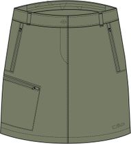 CMP Woman Skirt 2 IN 1