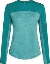 Icebreaker Women Merino Blend 125 Cool-lite Sphere Long Sleeve Tee Colour Block Damen Langarm Laufshirt