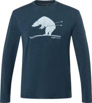 M Skiing Bear Brush LS