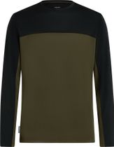 Icebreaker Men Merino Blend 125 Cool-lite Sphere Long Sleeve Tee Colour Block Herren Langarm Laufshirt