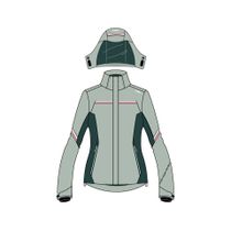 Woman Jacket Zip Hood