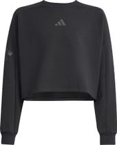 adidas Future Icons 3 Stripes Cropped Sweatshirt Junior Girls Girls's Longsleeve