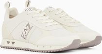 EA7 Sneaker Black AND White Carbon Nubuck Pu+shiny MESH+2M Reflex Pu+tpu Unisex Freizeitschuhe