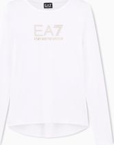 EA7 Train Evolution W Tee LS - Train Evolution W Tee LS Damen Longsleeve für Freizeit und Outdooraktivitäten