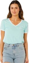 RipCurl Hotel Malibu V-neck Damen T-Shirt für sämtliche Outdoor Aktivitäten