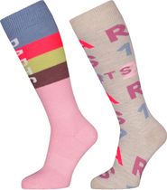 Barts Basic Skisock 2Pack Print Kids