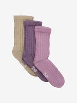 Minymo Wool Socks - rib 3-pack Kids's sports socks