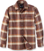 Carhartt Rugged Flex Relaxed Fit Midweight Flannel Long-sleeve Plaid Shirt Hemd für Outdoor Aktivitäten