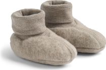 Wheat Wool Fleece Booties Lei